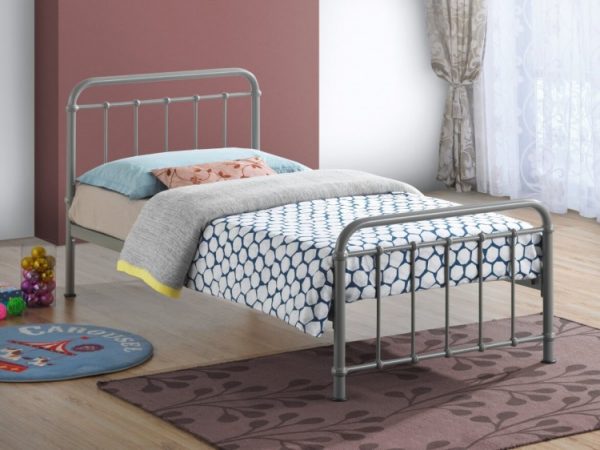 21890 time living miami 3ft single metal bed frame in pebble