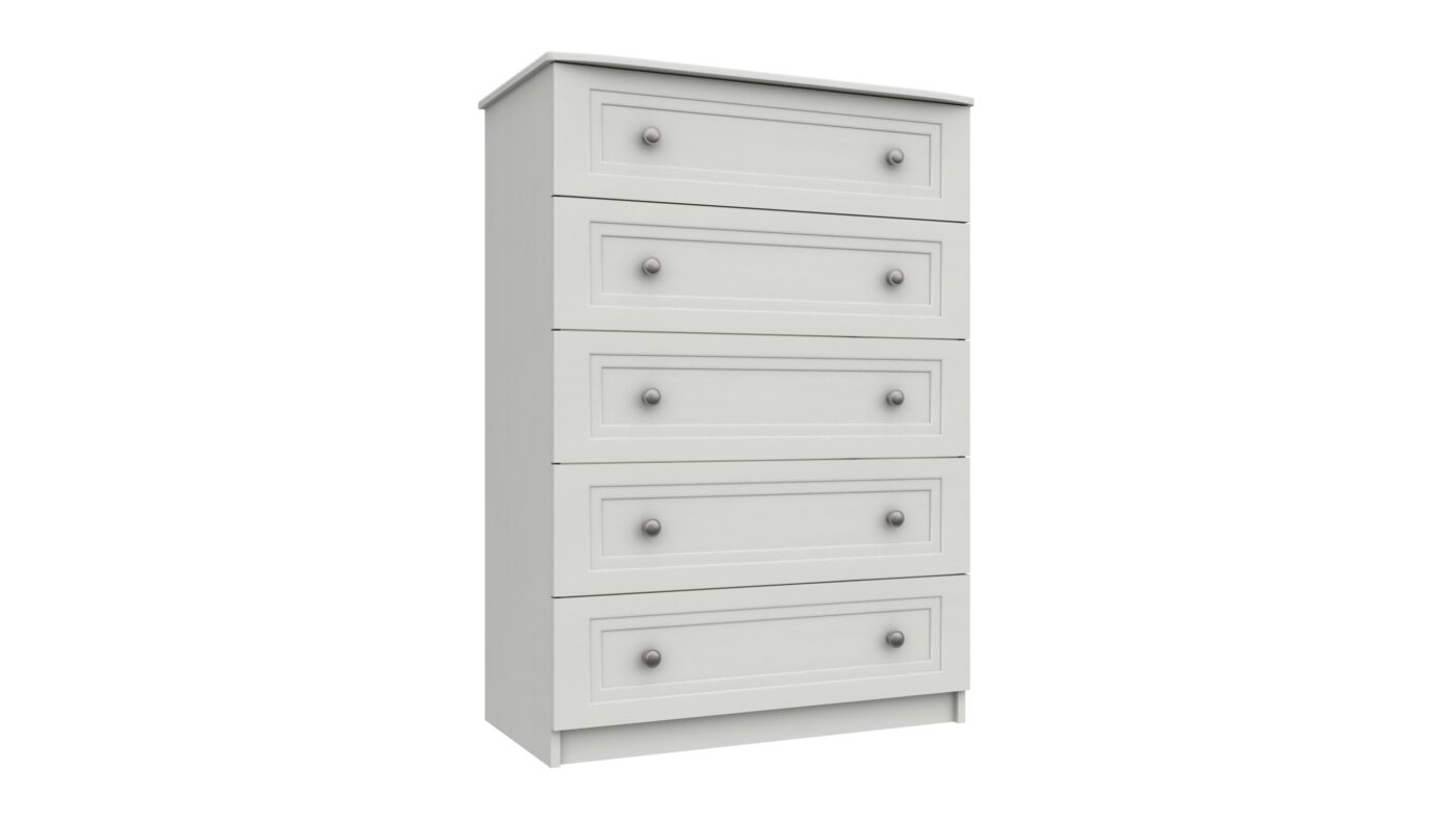 Tonbridge Bedroom Furniture Range Textured Brilliant White
