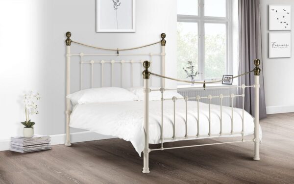 edward bed stone white roomset