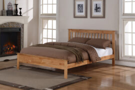 light oak double bed | Kent Beds and Sofas